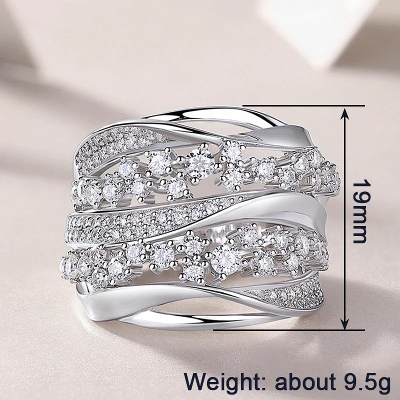 Luxury Crystal Layer Ring - emmy-rae-jewels.com
