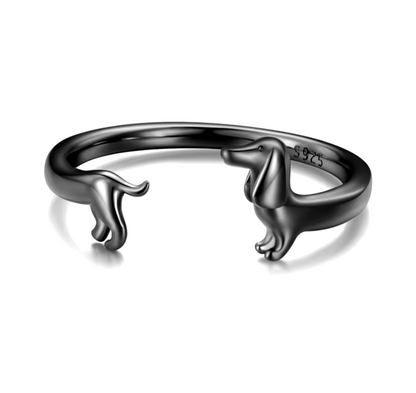 Dachshund Wrap Ring - For The Love Of Your Pup - emmy-rae-jewels.com