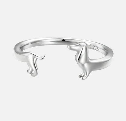 Dachshund Wrap Ring - For The Love Of Your Pup - emmy-rae-jewels.com