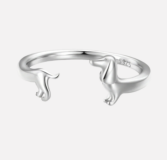 Dachshund Wrap Ring - For The Love Of Your Pup - emmy-rae-jewels.com