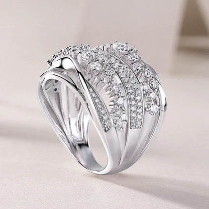 Luxury Crystal Layer Ring - emmy-rae-jewels.com