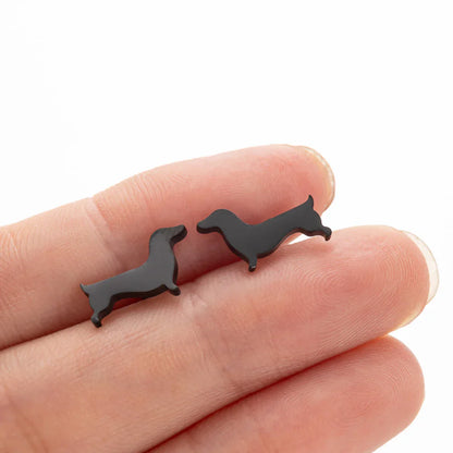 Dachshund Stud Earrings - emmy-rae-jewels.com