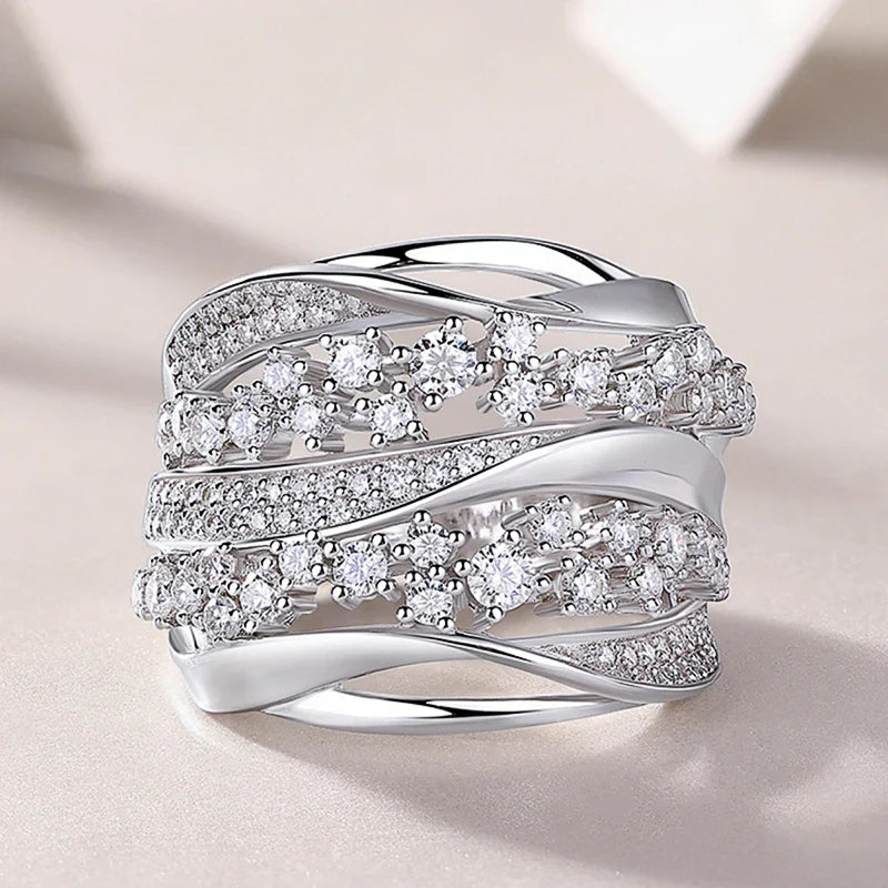 Luxury Crystal Layer Ring - emmy-rae-jewels.com