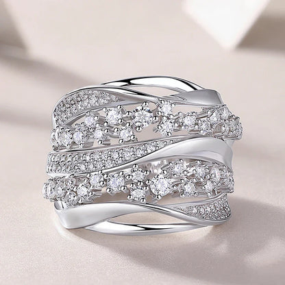 Luxury Crystal Layer Ring - emmy-rae-jewels.com