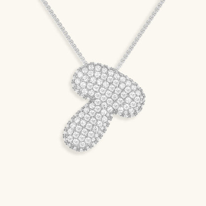 Hailey Bubble Initial Necklace - emmy-rae-jewels.com