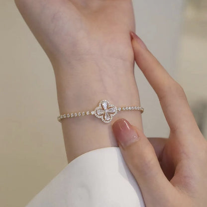 Clover Tennis Bracelet - emmy-rae-jewels.com