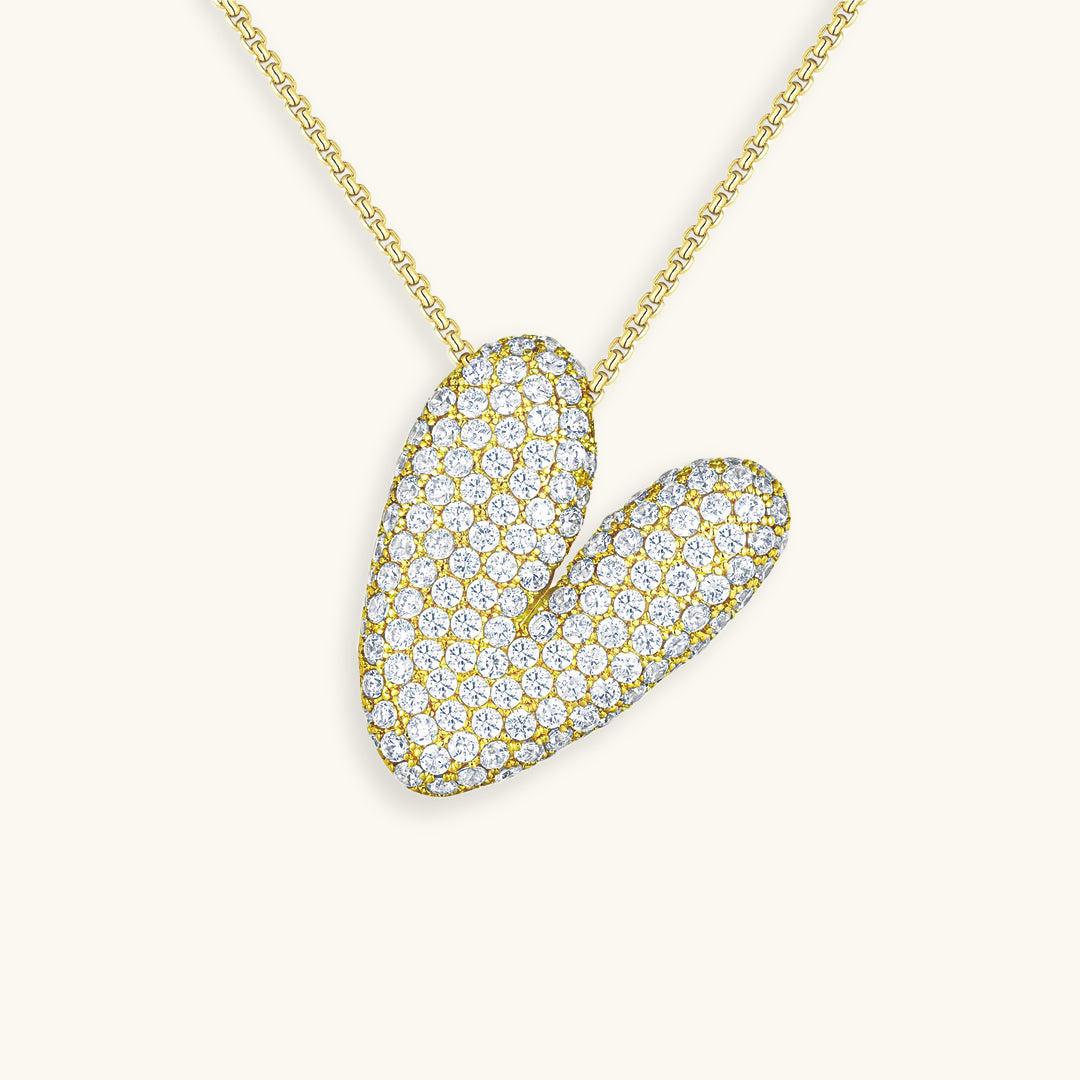 Hailey Bubble Initial Necklace - emmy-rae-jewels.com