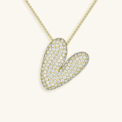 Hailey Bubble Initial Necklace - emmy-rae-jewels.com