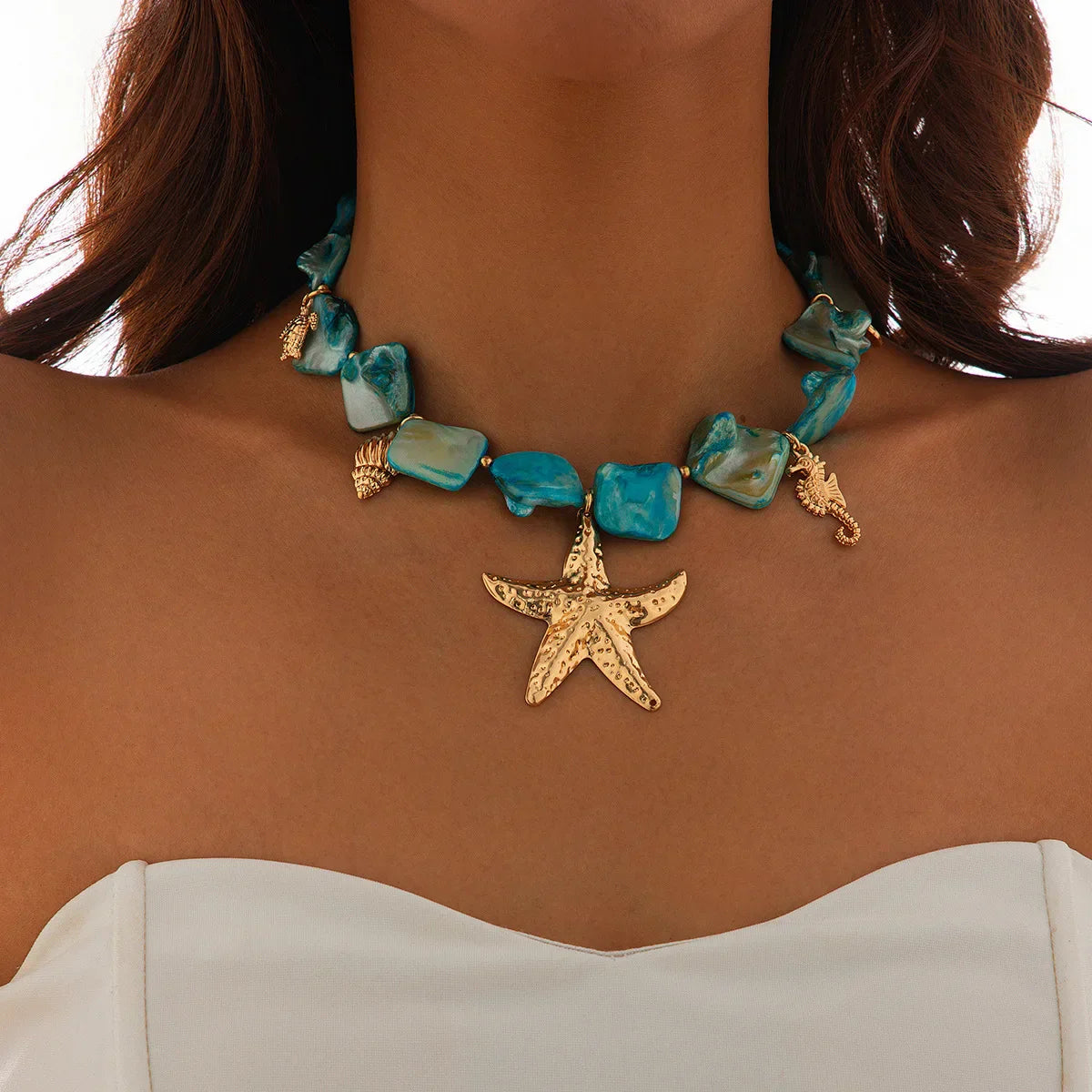 Ocean Dreams Blue Necklace - emmy-rae-jewels.com