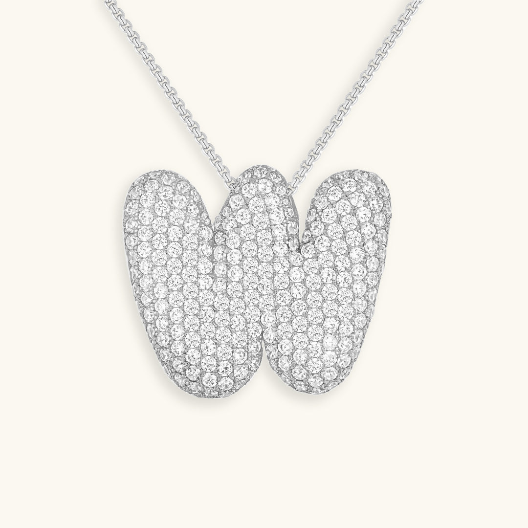 Hailey Bubble Initial Necklace - emmy-rae-jewels.com