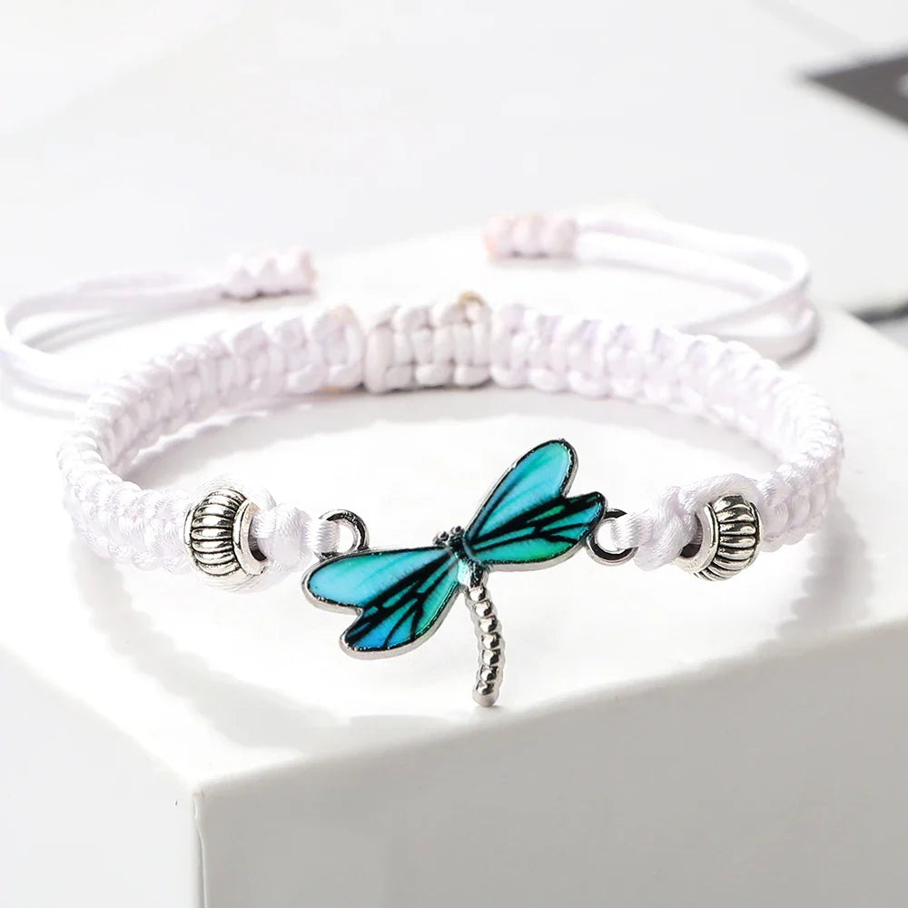 Dragonfly Dreams Handwoven Bracelet - emmy-rae-jewels.com