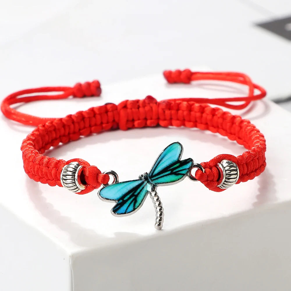 Dragonfly Dreams Handwoven Bracelet - emmy-rae-jewels.com