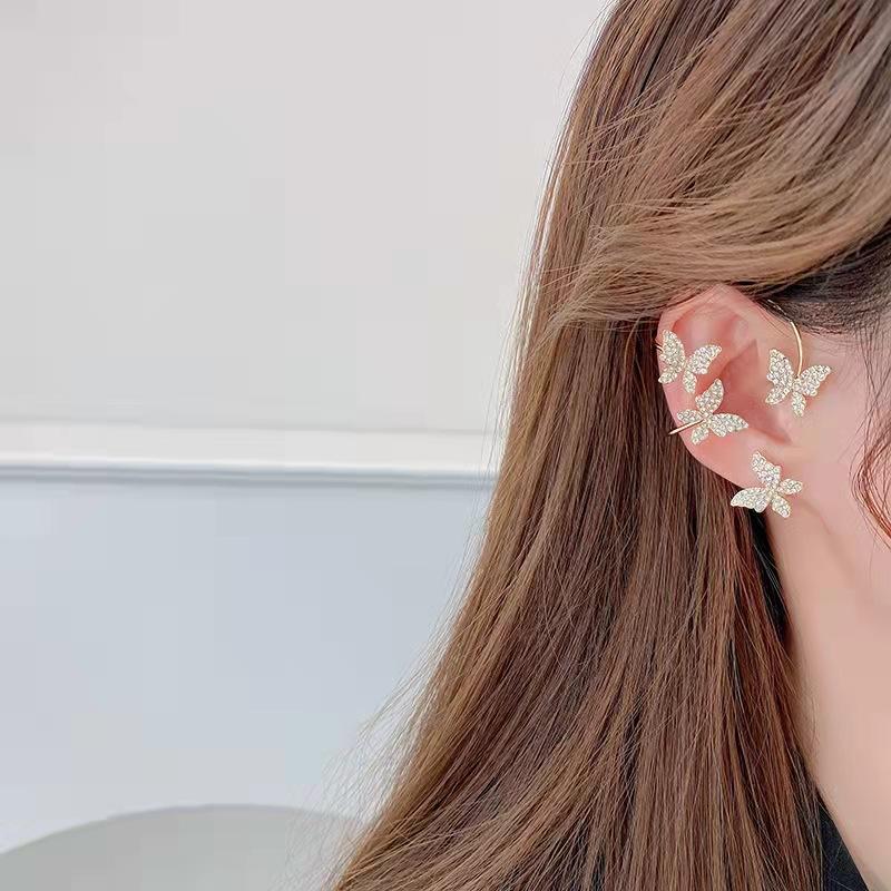 Butterfly Garden Crescent Earrings - emmy-rae-jewels.com