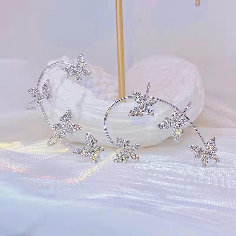 Butterfly Garden Crescent Earrings - emmy-rae-jewels.com