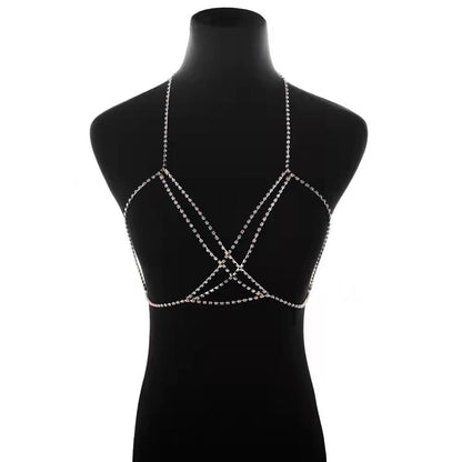 Crossed Top Body Chain - emmy-rae-jewels.com