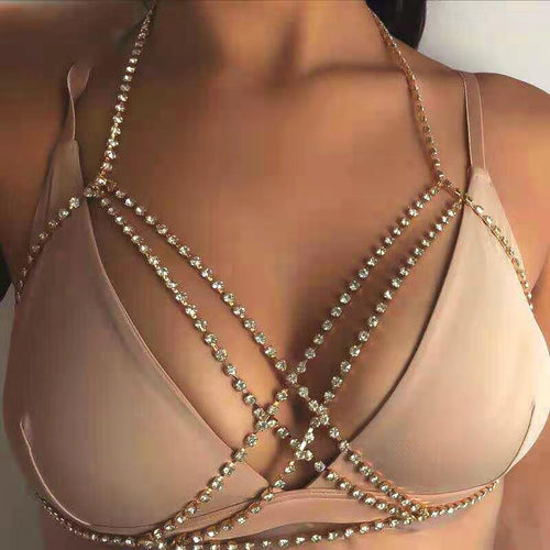 Crossed Top Body Chain - emmy-rae-jewels.com