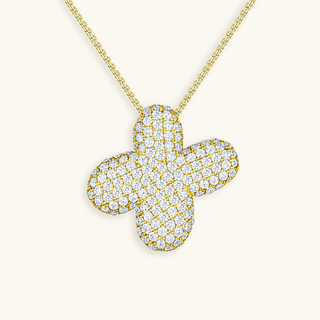 Hailey Bubble Initial Necklace - emmy-rae-jewels.com