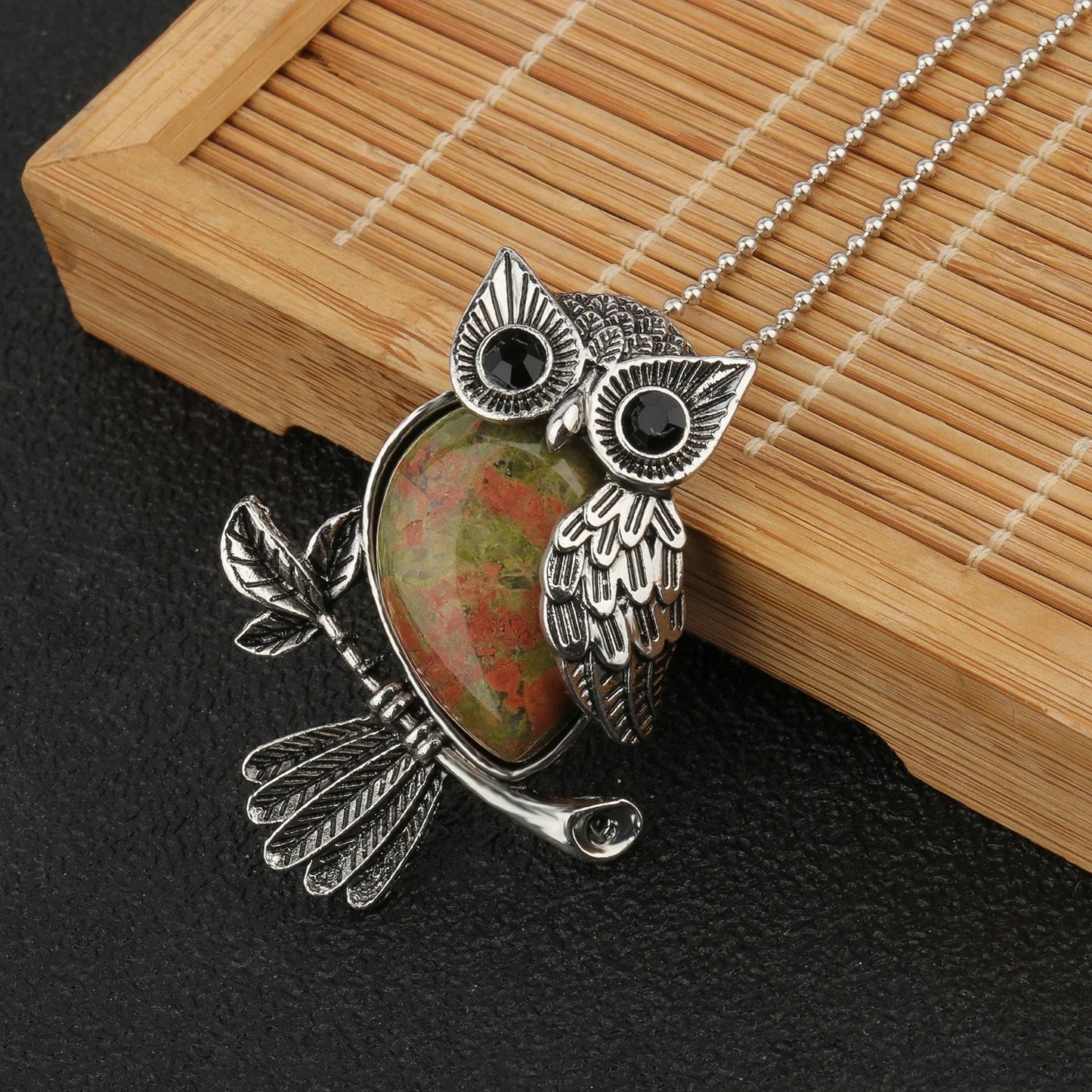 Crystal Owl Wisdom Pendant Necklace - emmy-rae-jewels.com