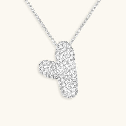Hailey Bubble Initial Necklace - emmy-rae-jewels.com