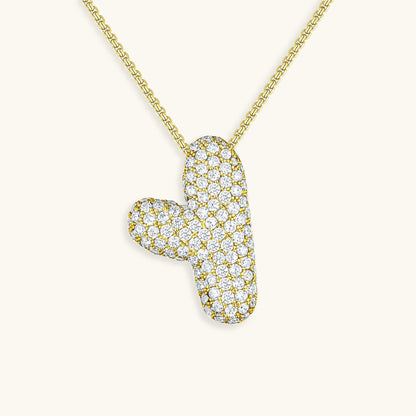 Hailey Bubble Initial Necklace - emmy-rae-jewels.com