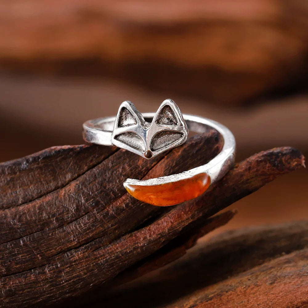 Vintage Fox Spirit Ring - emmy-rae-jewels.com