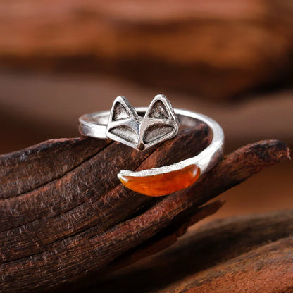 Vintage Fox Spirit Ring - emmy-rae-jewels.com