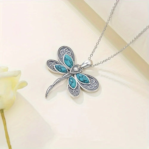 Dragonfly Dreams Silver Pendant Necklace - emmy-rae-jewels.com