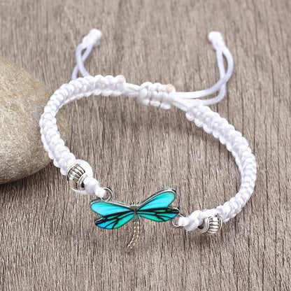 Dragonfly Dreams Handwoven Bracelet - emmy-rae-jewels.com