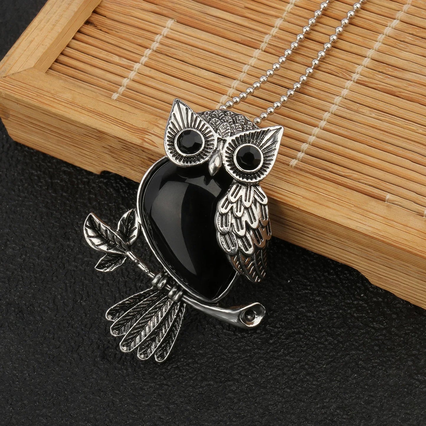 Crystal Owl Wisdom Pendant Necklace - emmy-rae-jewels.com