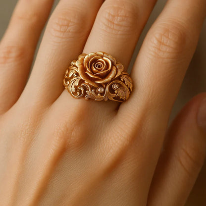Golden Flower Ring - emmy-rae-jewels.com