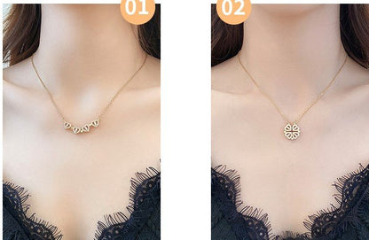 Love Four-Leaf Clover Necklace