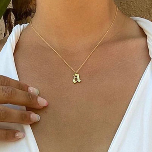 Bella Initial Necklace - emmy-rae-jewels.com