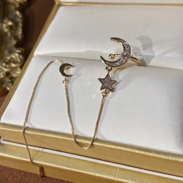 Celestial Star And Moon Earrings - emmy-rae-jewels.com