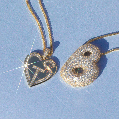 Hailey Bubble Initial Necklace - emmy-rae-jewels.com
