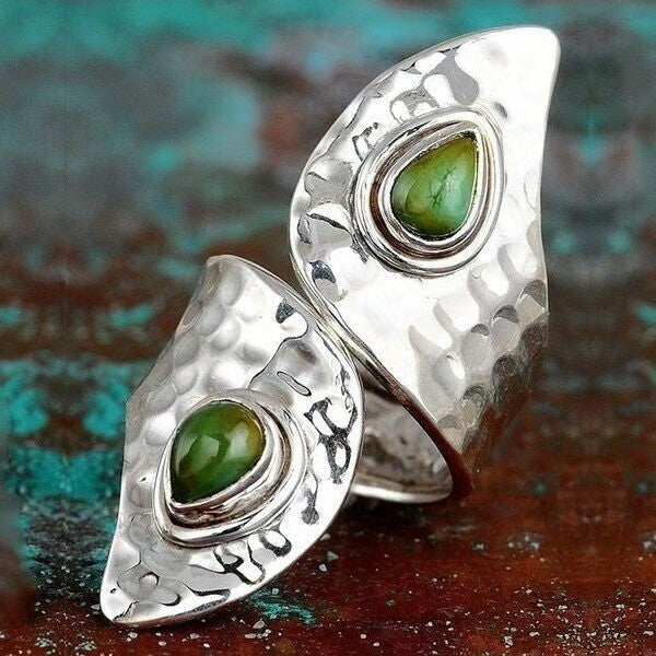 Sterling Silver Western Style Turquoise Ring