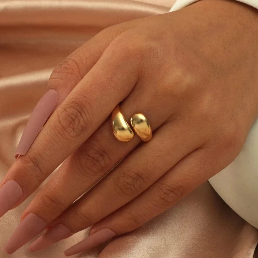 Gold Cuff Ring - emmy-rae-jewels.com