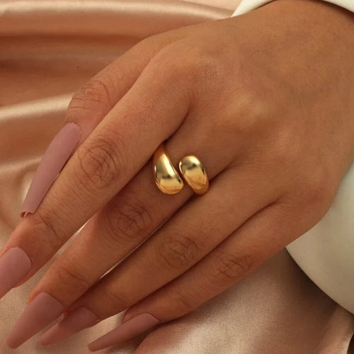 Gold Cuff Ring - emmy-rae-jewels.com