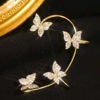 Butterfly Garden Crescent Earrings - emmy-rae-jewels.com