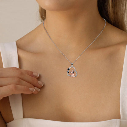 Lovely Heart-shaped Dog Pendant Necklace - emmy-rae-jewels.com
