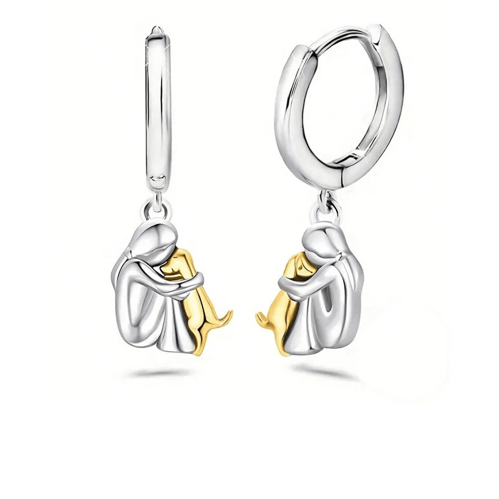 Hug Pendant Necklace with Bonus Earrings – Limited Time Offer - emmy-rae-jewels.com