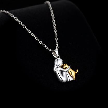 Hug Pendant Necklace with Bonus Earrings – Limited Time Offer - emmy-rae-jewels.com