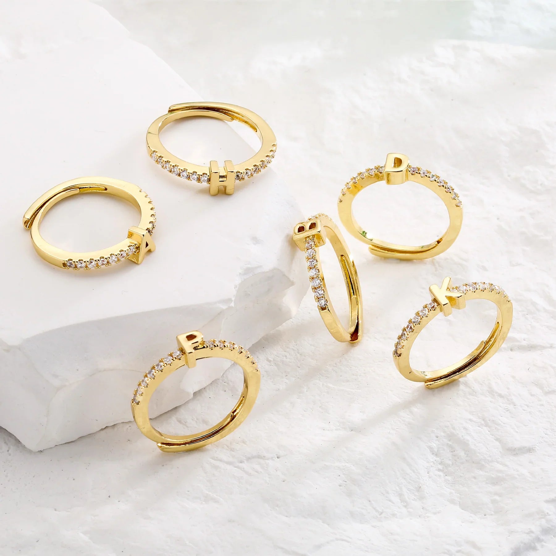 Adjustable Custom Initial Ring - emmy-rae-jewels.com