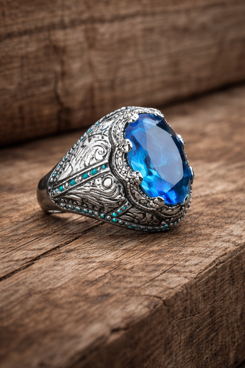 Flower Sapphire Ring - emmy-rae-jewels.com
