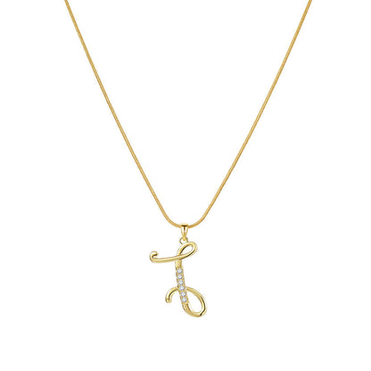 Lily Initial Necklace