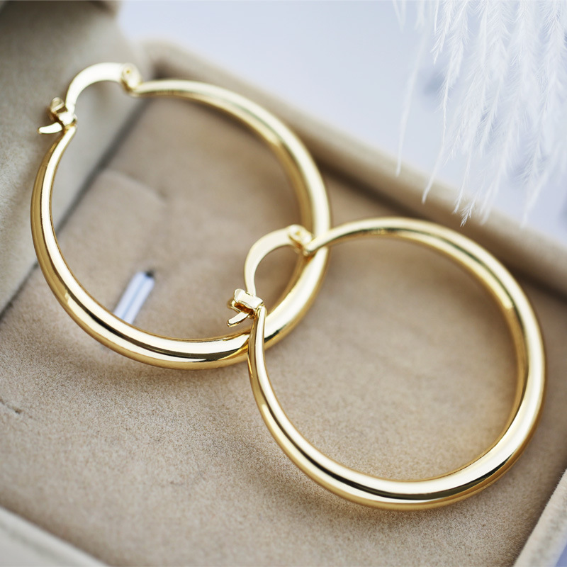 Vintage Golden Hoops - emmy-rae-jewels.com