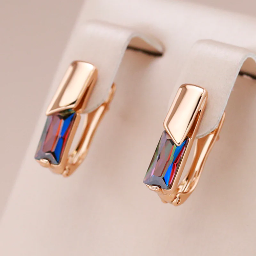 Elegant Colorful Crystal Earrings - emmy-rae-jewels.com