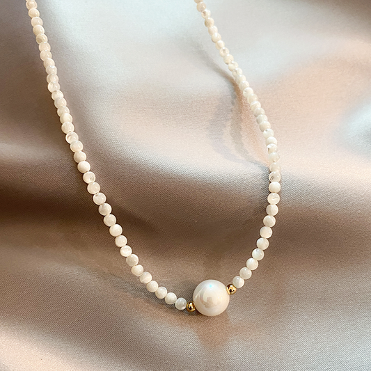 Elegant Pearl Necklace - emmy-rae-jewels.com