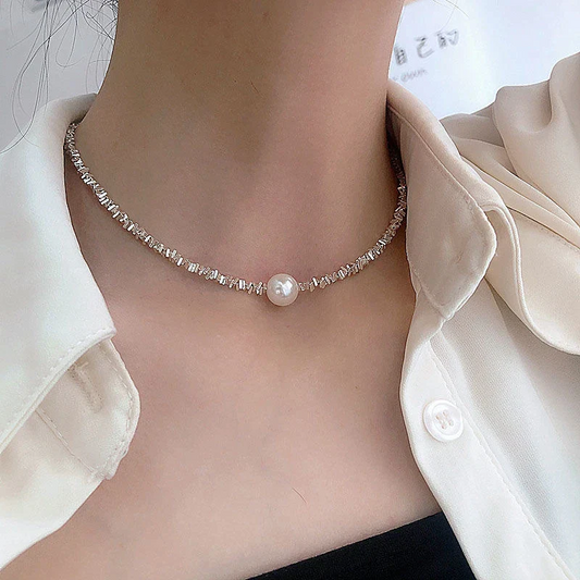 Elegant Pearl Necklace - emmy-rae-jewels.com
