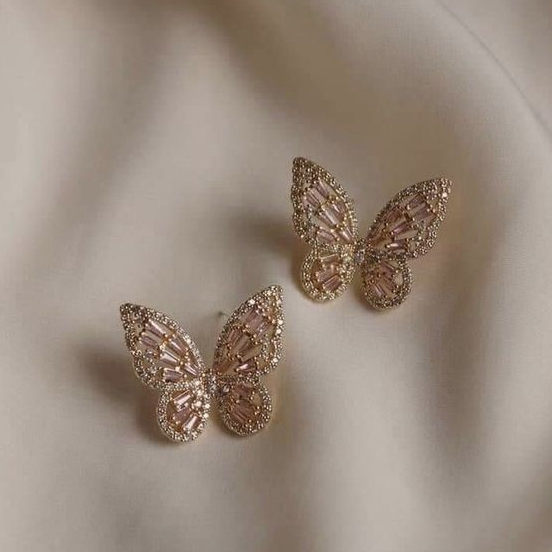 Vintage Bright Butterfly Earrings - emmy-rae-jewels.com