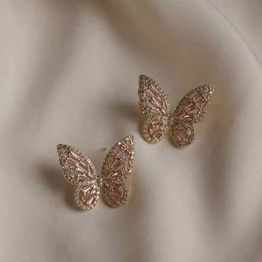 Vintage Bright Butterfly Earrings - emmy-rae-jewels.com